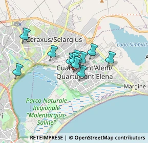 Mappa Via Gialeto, 09045 Quartu Sant'Elena CA, Italia (1.22364)