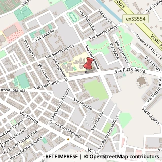 Mappa Via Pitz'e Serra, 30, 09045 Quartu Sant'Elena, Cagliari (Sardegna)