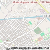 Mapa Quartu Sant'Elena