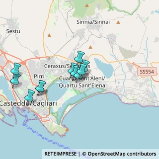 Mappa Cagliari, 09045 Quartu Sant'Elena CA, Italia (3.24833)