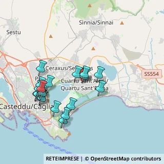 Mappa Cagliari, 09045 Quartu Sant'Elena CA, Italia (4.224)