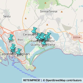Mappa Cagliari, 09045 Quartu Sant'Elena CA, Italia (2.85846)