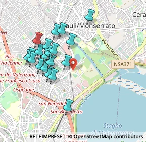 Mappa Via Cesare Pintus, 09134 Cagliari CA, Italia (0.988)