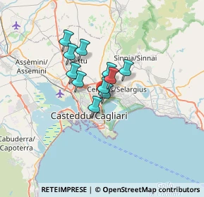 Mappa Via Cesare Pintus, 09134 Cagliari CA, Italia (4.51545)