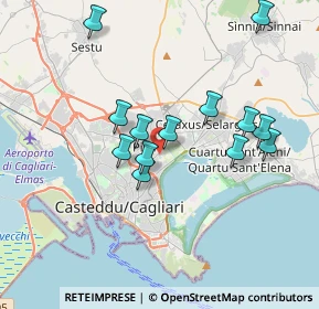 Mappa Via Cesare Pintus, 09134 Cagliari CA, Italia (3.68923)
