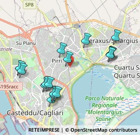 Mappa Via Cesare Pintus, 09134 Cagliari CA, Italia (2.27647)