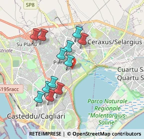 Mappa Via Cesare Pintus, 09134 Cagliari CA, Italia (1.825)