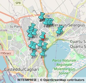 Mappa Via Cesare Pintus, 09134 Cagliari CA, Italia (1.472)