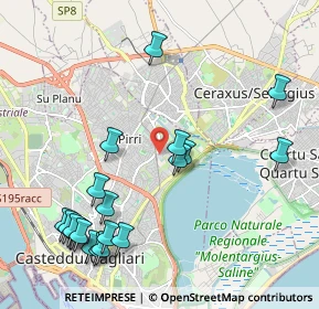 Mappa Via Cesare Pintus, 09134 Cagliari CA, Italia (2.738)