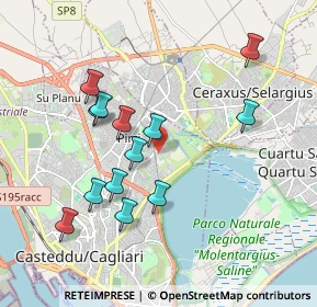 Mappa Via Cesare Pintus, 09134 Cagliari CA, Italia (2.00308)