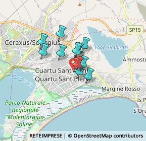 Mappa Via Perra, 09045 Quartu Sant'Elena CA, Italia (1.09909)