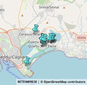 Mappa Via Montello, 09045 Quartu Sant'Elena CA, Italia (1.52545)