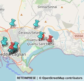 Mappa Via Montello, 09045 Quartu Sant'Elena CA, Italia (6.03563)