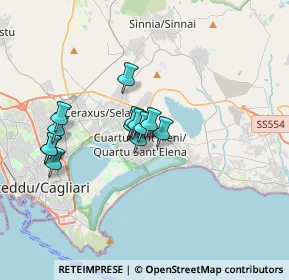 Mappa Via Basciu, 09045 Quartu Sant'Elena CA, Italia (2.83769)