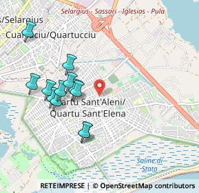 Mappa Via Montello, 09045 Quartu Sant'Elena CA, Italia (1.0475)