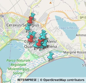 Mappa Via Basciu, 09045 Quartu Sant'Elena CA, Italia (1.2)