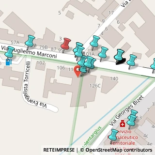 Mappa Viale Marconi 101 Abcd, 09045 Quartu Sant'Elena CA, Italia (0.075)