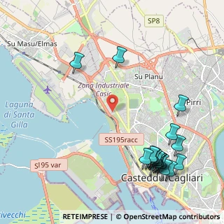Mappa Via del Commercio, 09122 Cagliari CA, Italia (3.021)
