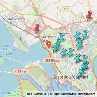 Mappa Via del Commercio, 09122 Cagliari CA, Italia (2.74211)