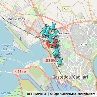 Mappa Via del Commercio, 09122 Cagliari CA, Italia (1.03063)