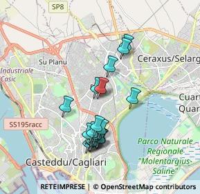 Mappa Via Monteleone, 09134 Pirri CA, Italia (1.82105)