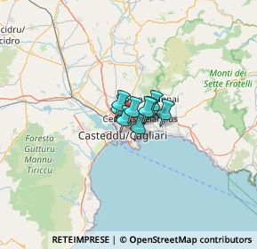 Mappa Via Monteleone, 09134 Pirri CA, Italia (13.80455)