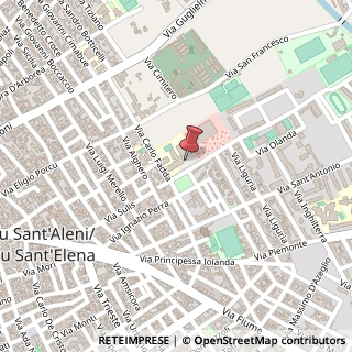 Mappa Via Monsignor V. Angioni, 1, 09045 Quartu Sant'Elena, Cagliari (Sardegna)