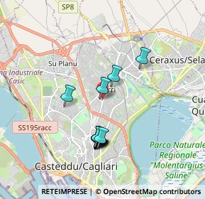 Mappa Via Parteolla, 09134 Cagliari CA, Italia (1.7575)