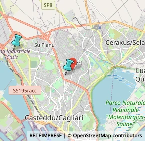 Mappa Via Parteolla, 09134 Cagliari CA, Italia (3.3375)