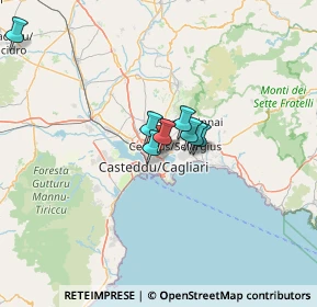 Mappa Via Parteolla, 09134 Cagliari CA, Italia (31.8325)