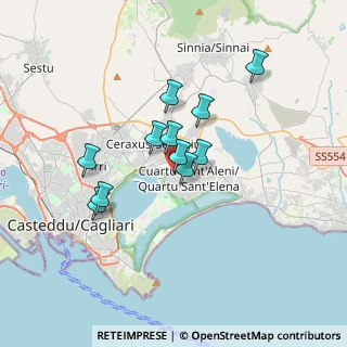 Mappa Via Cardano, 09045 Quartu Sant'Elena CA, Italia (2.91909)