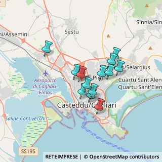 Mappa Via Cornalias, 09122 Cagliari CA, Italia (2.82231)