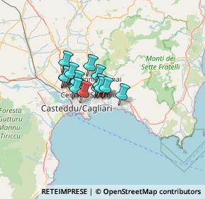 Mappa Via Araolla Girolamo, 09045 Quartu Sant'Elena CA, Italia (8.04529)