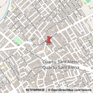 Mappa Via Regina Margherita, 43, 09045 Quartu Sant'Elena, Cagliari (Sardegna)