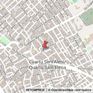Mappa Via Eligio Porcu, 204, 09045 Quartu Sant'Elena, Cagliari (Sardegna)