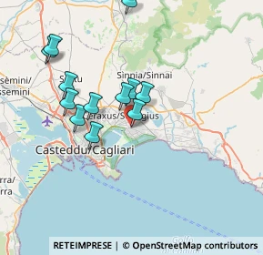 Mappa Via Cavour, 09045 Quartu Sant'Elena CA, Italia (7.315)