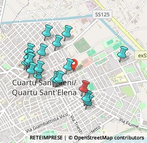Mappa Via Palermo, 09045 Quartu Sant'Elena CA, Italia (0.5315)