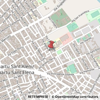 Mappa Via Alghero, 48, 09045 Quartu Sant'Elena CA, Italia, 09045 Quartu Sant'Elena, Cagliari (Sardegna)