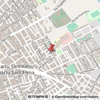 Mappa Via Sulis, 59, 09045 Quartu Sant'Elena, Cagliari (Sardegna)