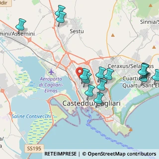 Mappa 09122 Cagliari CA, Italia (5.21333)
