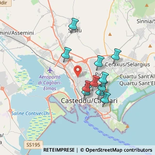 Mappa 09122 Cagliari CA, Italia (3.43545)