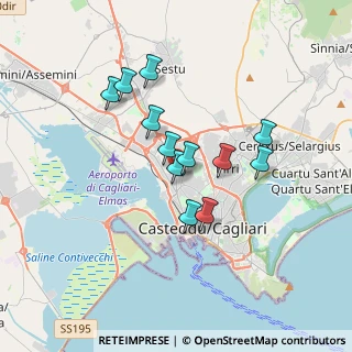 Mappa 09122 Cagliari CA, Italia (3.08333)
