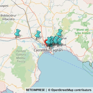 Mappa 09122 Cagliari CA, Italia (7.10091)