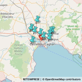 Mappa 09122 Cagliari CA, Italia (9.29455)
