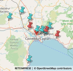 Mappa 09122 Cagliari CA, Italia (13.46833)