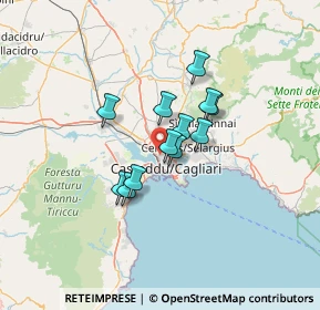 Mappa 09122 Cagliari CA, Italia (9.63667)