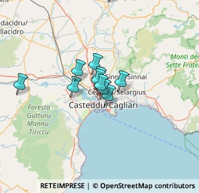 Mappa 09122 Cagliari CA, Italia (14.34231)