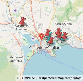 Mappa 09122 Cagliari CA, Italia (6.20273)