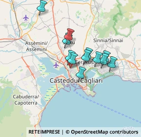 Mappa 09122 Cagliari CA, Italia (5.68417)