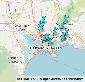 Mappa 09122 Cagliari CA, Italia (5.61833)